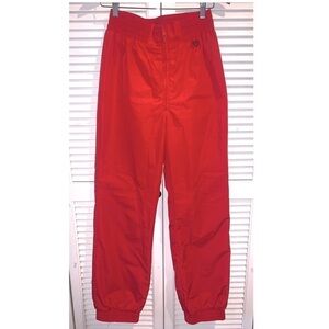Obermeyer Lined Womens Ladies Red Ski Snowboard Winter Waterproof Pants Sz 10